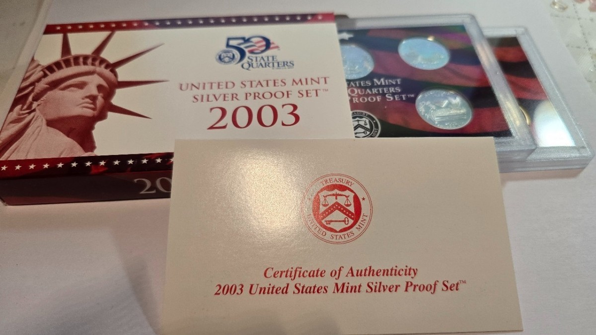 2003 US Mint Silver Proof Set with COA - 704785030350 | eBay