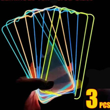 3Pcs Night Luminous Tempered Glass Screen Protector iPhone 17 16 15 14 13 12