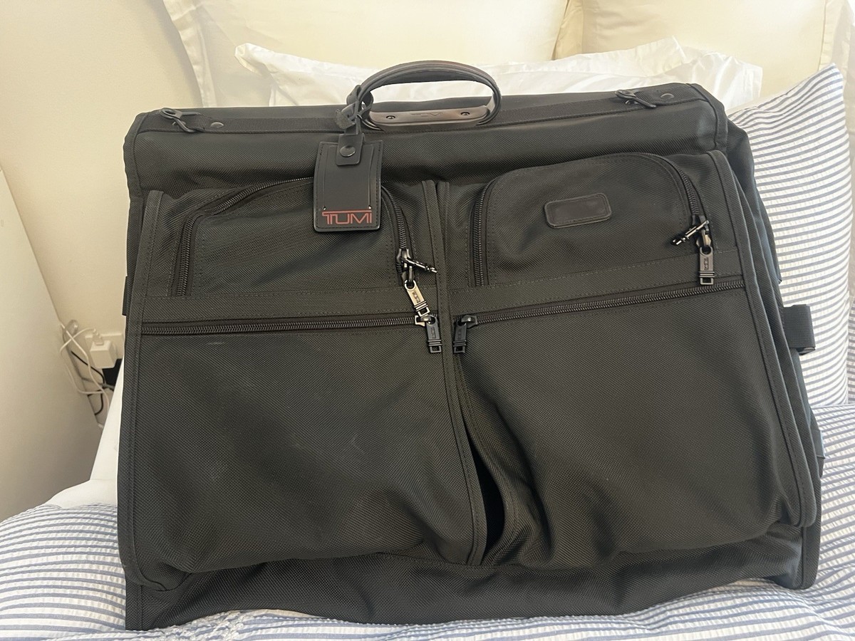 TUMI Alpha Bi-Fold Carry-on Garment Bag Black Ballistic