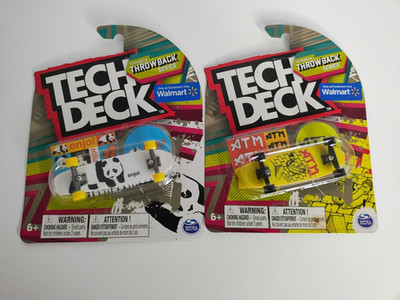Tech Deck Throwback Series Bundle Lot of  2 - Enjoi and ATM | NEW Fingerboards