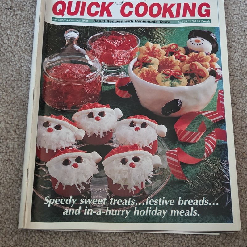 Quick Cooking Nov/Dec 2000 Holiday Recipes Reiman Publications