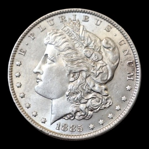 1885 $1 Morgan Silver Dollar XF Condition 90% Silver
