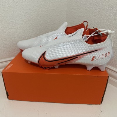 Nike Vapor Edge Pro 360 White Team Orange Men Football Cleats AO8277-104 Size 16