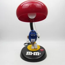 M&M's Candy Talking Desk Lamp Blue M&M - Light Works, Voice Doesn't