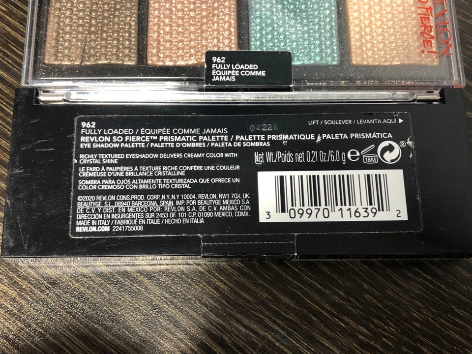 4X REVLON So Fierce! Prismatic Halo Eye Shadow Quad 0.2 1oz. - 962 Fully Loaded - Image 2 of 2