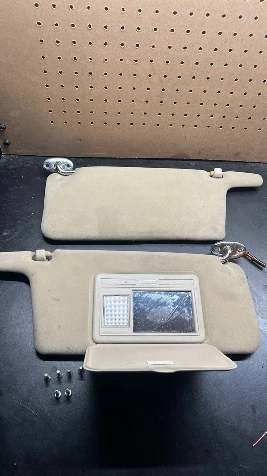 Juego de parasol del lado del conductor del pasajero Honda Accord 1994-1997 par marrón tostado Foto 2 de 3