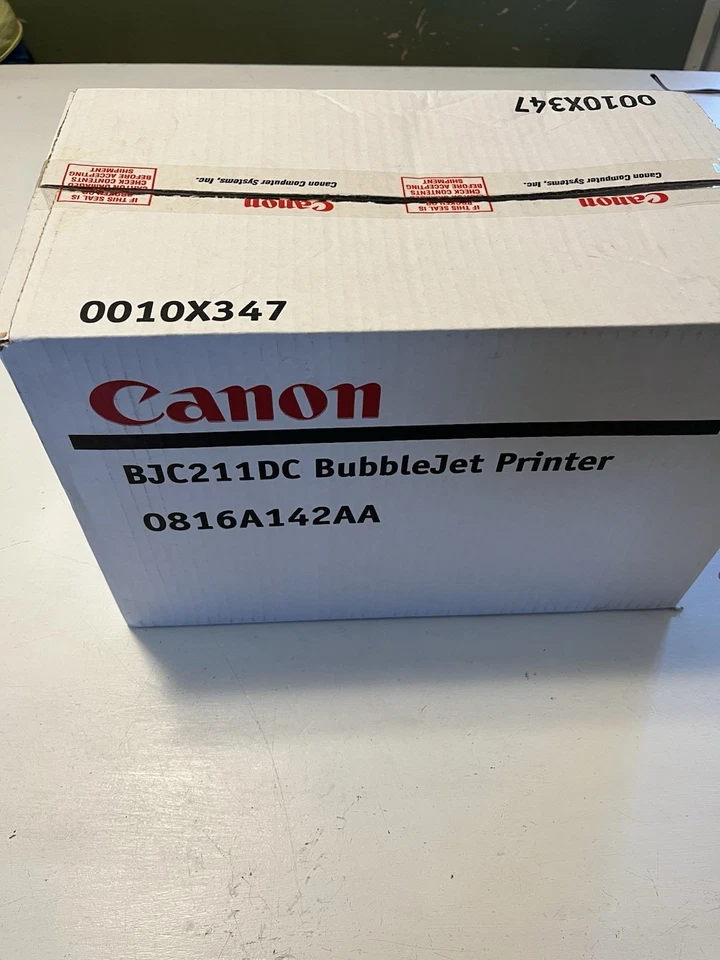 Canon BJC 211DC Inkjet Printer Color BubbleJet Complete Open Box - Image 3 of 4
