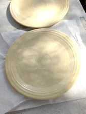 Vintage Genuine Fiesta HLO USA   Dinner Plates 9.5” Set Of  2 (lower case)