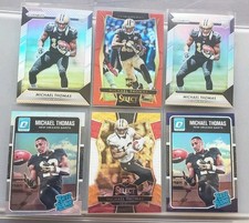 2016 (6) Michael Thomas Prizm Ref Rc Lot Tri-color, Red #/99, 3 Silver, Purple