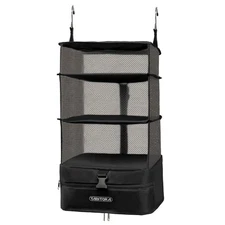 TABITORA Portable Hanging Travel Shelves Bag Packing Cube Organizer Suitcase ...