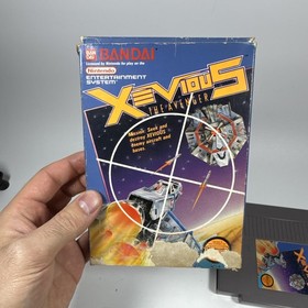 Gioco Nintendo NES Xevious The Avenger CIB completo di scatola 