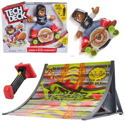 TECH DECK Shred N' Blast Sk8board, Motorized Finger 1, N Sk8board 
