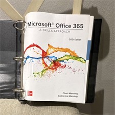 Microsoft Office 365 Skills Approach 2021 Ringbound Manning McGraw Hill