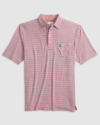 johnnie-O Original 4-Button Polo - Matthis Stripe Samba