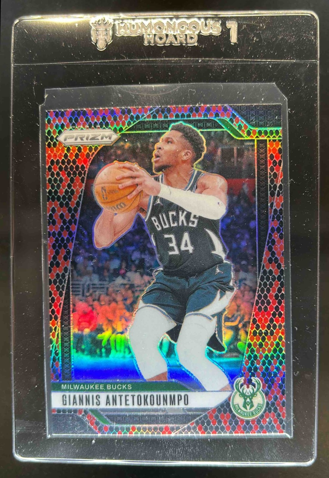 2024-25 Prizm Giannis Antetokounmpo Snakeskin #85 Bucks