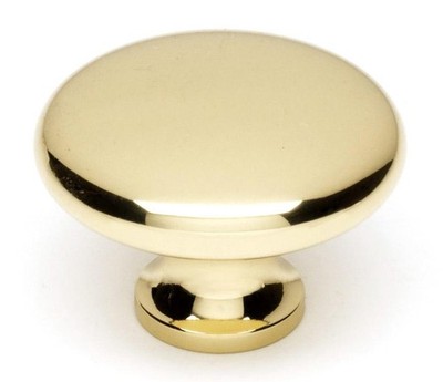 Alno A814-38-PB 1 1/2'' Knob Polished Brass