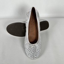 Vionic Women's Robyn Pewter Perf Ballet Flats Comfort Ortho Shoes Slip On Sz 8