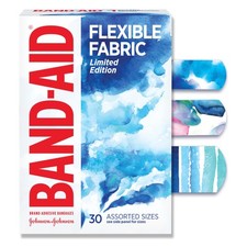 Band-Aid Brand Flexible Fabric Adhesive Bandages Comfortable Flexible Protect...