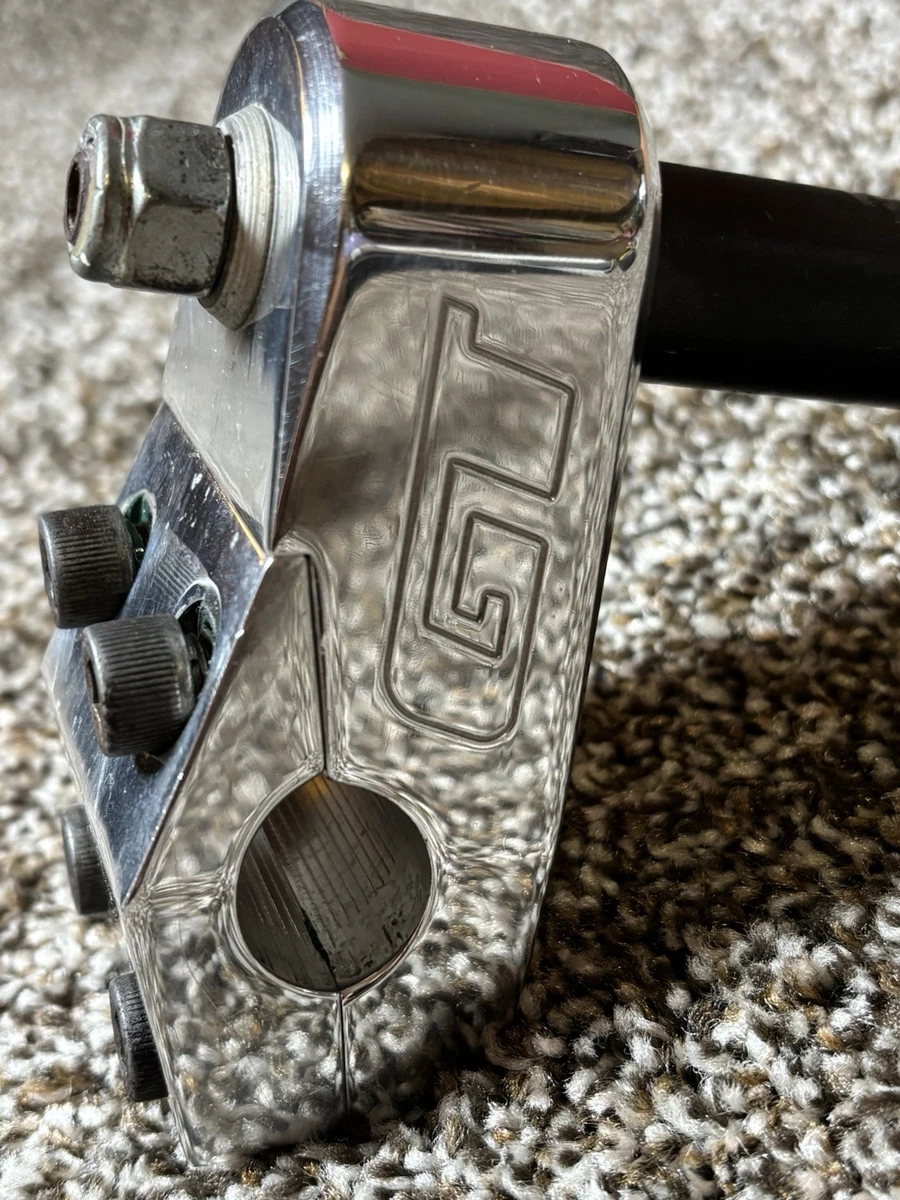 Potence BMX GT Old School Vintage - Alliage Forgé Bleu - Diamètre 21.1 Mm - Neuf D'origine (NOS)