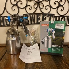 Industrial Hvlp Siphon Feed Spray Gun 1000cc Non-drip Paint Cup 1.