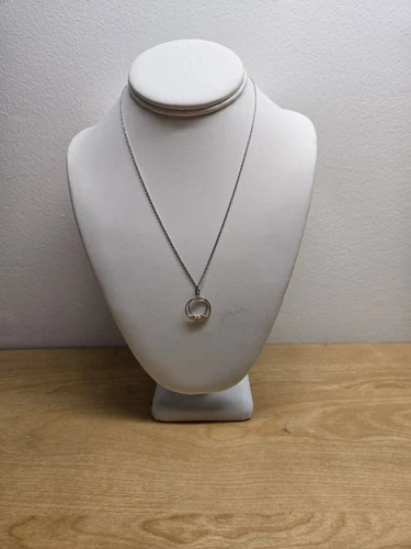 Landstrom Black Hills Sterling Silver Necklace With 10k Grape Leaf Pendant