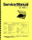 Technics SL-1600 Turntable SERVICE MANUAL (M, MC)