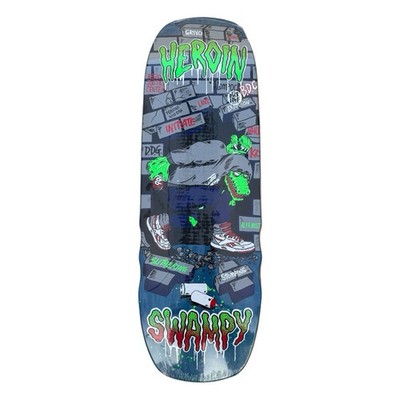 Heroin Skateboard Deck Swampy Stomp 10.5