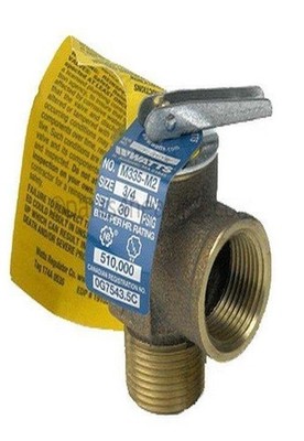Watts Regulator 0342692 Boiler Relief Valve 3/4'' 30Psi, No Size, bronz 