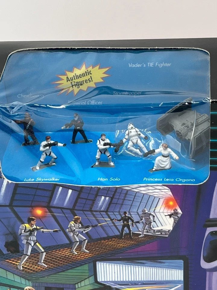 Micro Machines Star Wars Stormtrooper/La Estrella de la Muerte 1994 conjunto de acción #65814 nuevo Foto 2 de 4