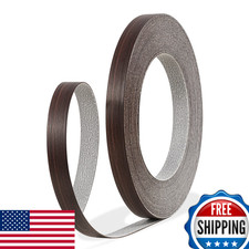 GSCIT Club Walnut Edge Banding 7/8"x50ft Pre-glued PVC Wood Tape Furniture Repai