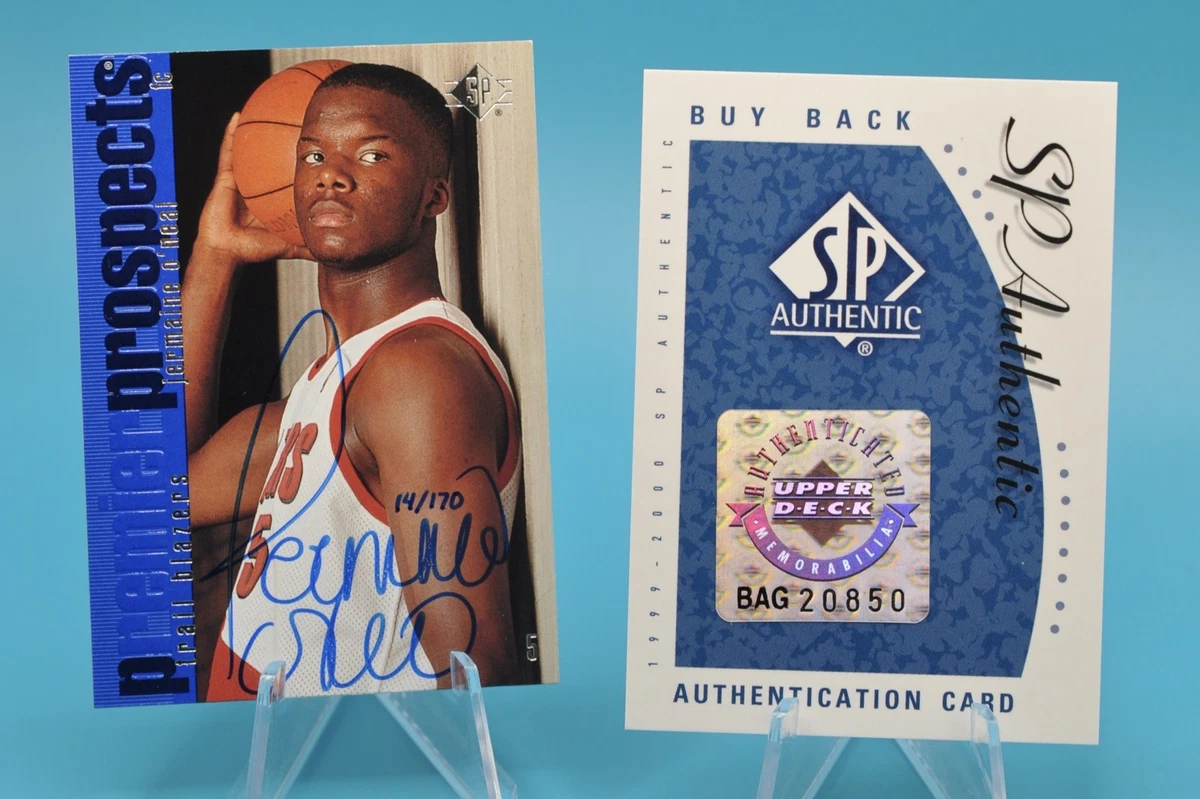 Jermaine O'Neal Basketball Autographed Sports Trading Cards
