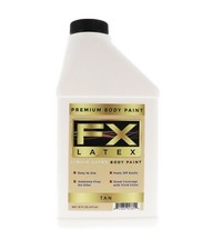 FX Latex - Tan - 16 oz - Face and Body Paint, Ideal for Halloween, Cosplay