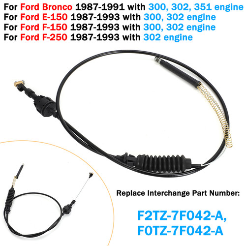 For Ford AOD Ford 19871993 Transmission Detent Kickdown Cable Repl