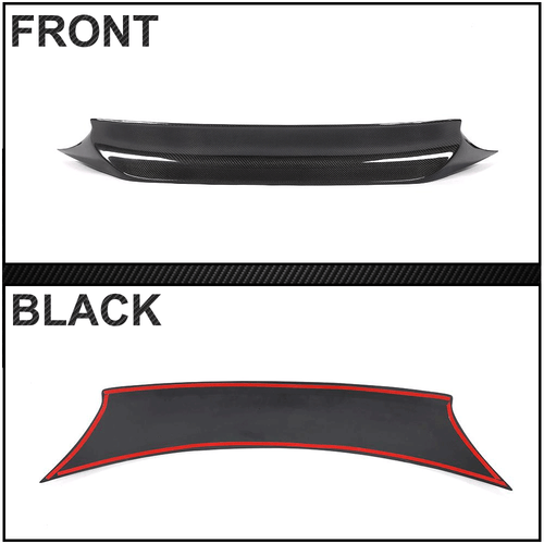 REAL CARBON Rear Lip Trunk Boot Spoiler Wing Fit For Prosche Panamera 2010-2013 - Picture 9 of 10