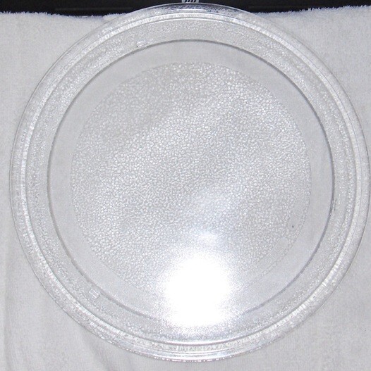 9 5/8" GE Microwave Glass Turntable Plate / Tray WB49X10134 Used Clean!