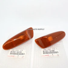 OEM GENUINE TOYOTA 93-98 Supra RH  & LH FRONT SIDE MARKER LENS JAPANESE EDITION
