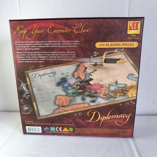 Diplomacy Cooperative Strategy Board Game Family age 12+ - Picture 2 of 14