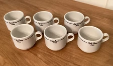 Set Of 6 Steelite International England Expresso Cups Cafe Beaux Arts