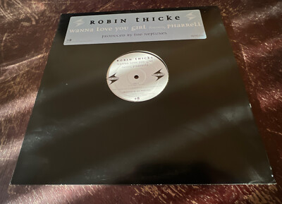 Robin Thicke -  Wanna Love You Girl - 12'' Promo FEAT. Pharrell