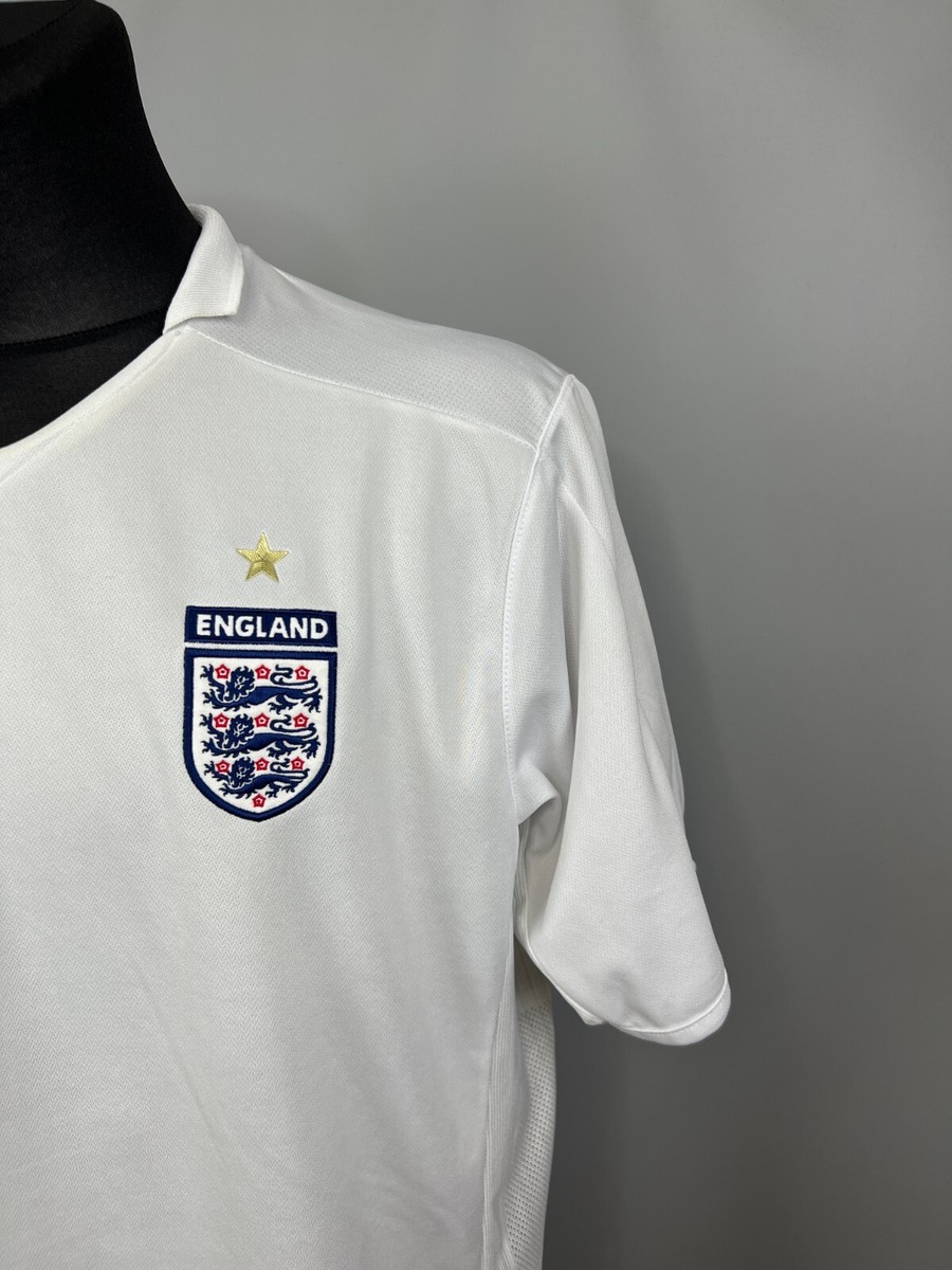 ウェア England 03-05 Home kit ENGLAND 2005 2007 HOME SHIRT FOOTBALL SOCCER JERSEY UMBRO