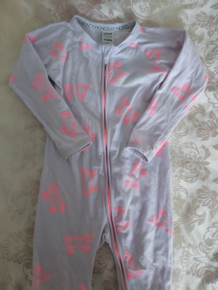 Bonds Zippy Wondersuit rare Unicorn Print Size 2 eBay