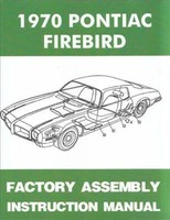 1970 Pontiac Firebird Werkstatt Handbuch Gebunden Trans Am Esprit Formel