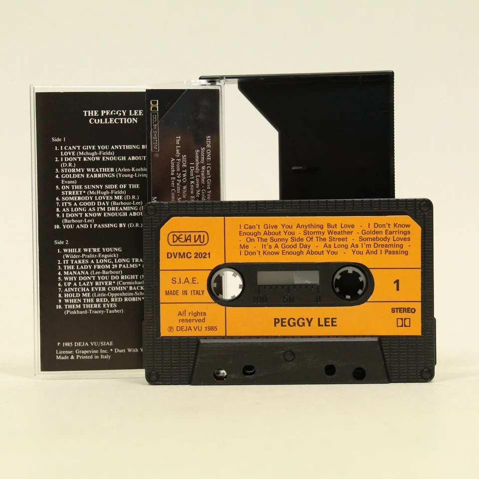 Peggy Lee Collection Cassette Tape 1985 MCA VTG Jazz Vocal Tested - Image 3 of 4