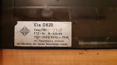 Netzteil (Telefunken ELa D 620)
