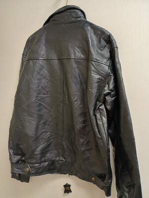 Leather Soul Genuine Leather Jacket Mens Size Large Clean Excellent  Condition0