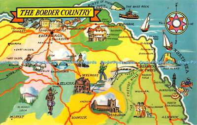 R399896 The Border Country Map Colourmaster International GS441 Precision PT3605