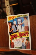 Oversize Pulp Postcard Jail Bait