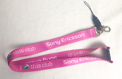 Sony Ericsson - Schlüsselband Lanyard, pink rosa NEU #157