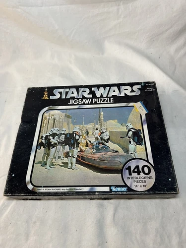 Star Wars Vintage 140 Piece Jigsaw Puzzle 1977 Kenner Luke Skywalker Meets R2-D2