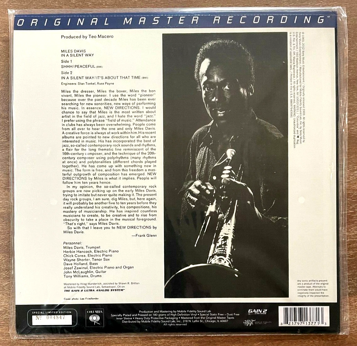 Miles Davis In A Silent Way Vinyl